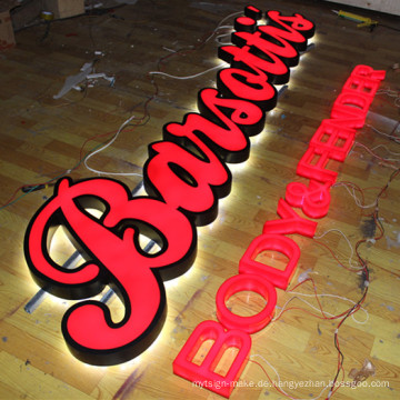 LED Vorder- und Rückseite Beleuchtung Acryl Channel Letters Outdoor-Zeichen